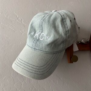 Kansas City Embroidered Cap - Denim
